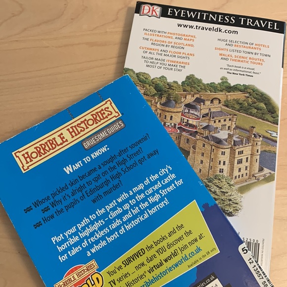 New Scotland Travel Guide Books DK Eyewitness + Kids History Guide Edinburgh - Picture 2 of 7